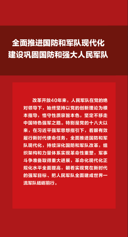 全面推进国防和军队现代化建设巩固国防和强大人民军队15式臂章胸徽